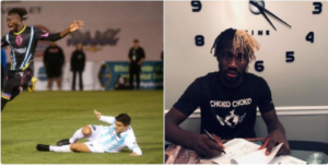 Amakuru meza muri  Rayon Sports imaze gutangaza ko yasinyishije mwishywa wa Emmanuel adebayor wakinaga muri leta zunze ubumwe za amerika.