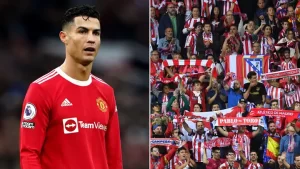 Dore impamvu ikomeye Abafana ba Atletico Madrid  batangiye imyigaragambyo yo kwamagana ko ikipe yabo yagura Cristiano Ronaldo