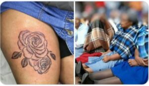 Umugeni yabenzwe imbere y’abakwe nyuma yo gusanga afite ibishushanyo(Tatuwaje)ku mubiri we