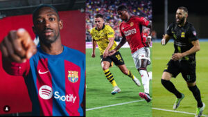 Amakuru agezweho Iburayi: Dembele muri PSG, Mane, Manchester United yagaritswe, Benzema, Mbappe, Suarez, Arsenal, Liverpool,….