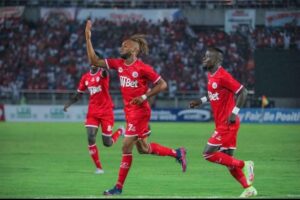 Kuva yagenda Rayon Sports ikumbuye itsinzi Willy Esomba Onana yerekanwe anatsinda igitego kuri SimbaDay