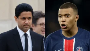 Haravugwa imirwano hagati ya perezida Al-Khelaifi na Mbappé waraye agizwe indashyikirwa muri Ligue 1
