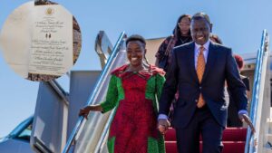 Byitezwe ko Perezida wa Kenya William Ruto na Madamu we bakirwa na Joe Biden