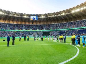 Perezida Kagame yaconze ruhago, Mugisha Gilbert aba inkomarume, Umunya-Brésil aratungurana! Ibihe 5 by’ingenzi byaranze gutaha Stade Amahoro [AMAFOTO]