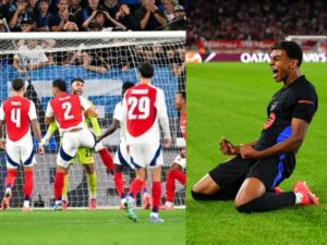Arsenal yongeye gusitarira mu Butaliyani, Barcelona ikorwa mu jisho, naho Leverkusen iranyagira! UEFA Champions League yakomeje [AMAFOTO]