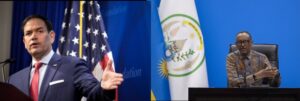 Perezida Kagame yagiranye ikiganiro na Marco Rubio wa Amerika ku bibazo bya Congo.