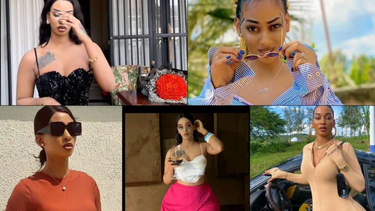 Burya Abanyarwanda ni beza koko, ngaya amwe mu mafoto agaragaza ikimero gituma abagabo barabya indimi iminwa bakayirumagura cy’ umunyemideli Kirenga Phiona uzwi nka Yollo the Queen