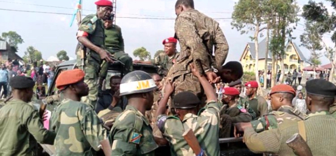 Abasirikare bakomeye muri congo batawe muri yombi n’ inzego z’ umutekano, Abaturage batunguwe n’ ibyo bakoze