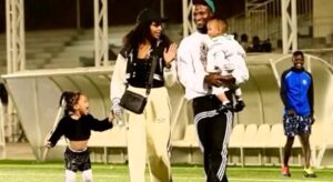 Byiringiro Lague yatunguranye azana umugore we kuri Sitade atanga ubutumwa ,bukomeye ku makipe bahanganye