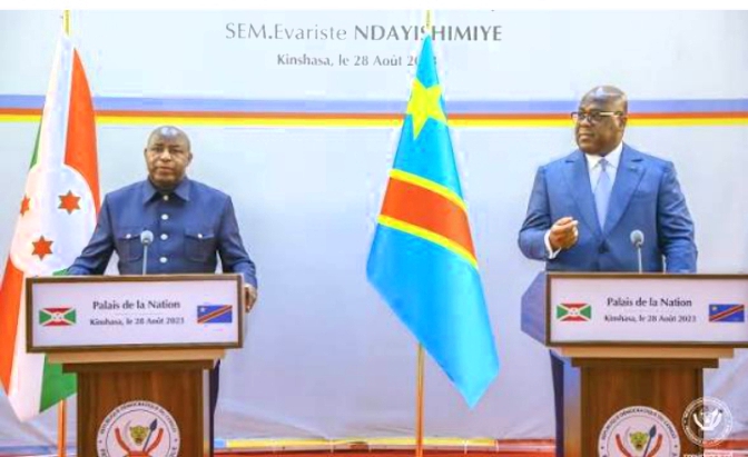 Tshisekedi na Ndayishimiye bashyizweho igitutu na Amerika kubera ibiri kubera i Minembwe