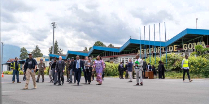 Umuyobozi wa MONUSCO akigera i Goma, ibintu yahise asaba byatunguye benshi