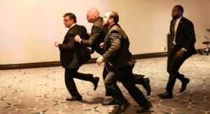 Ibyari ibirori bikomeye i Washington byahinditse amarira n’agahinda kuko ibyabaye biteye ubwoba bamwe ku byakira byabagoye