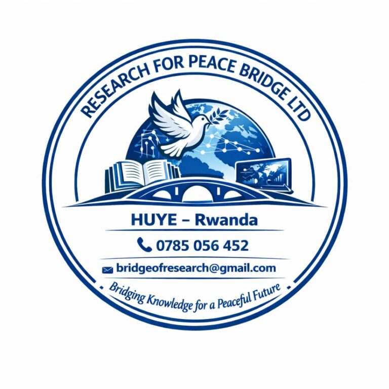 Ikigo “Research for Peace Bridge Ltd” cyiyemeje kuzamura ubushakashatsi, amahoro n’iterambere rirambye mu Rwanda